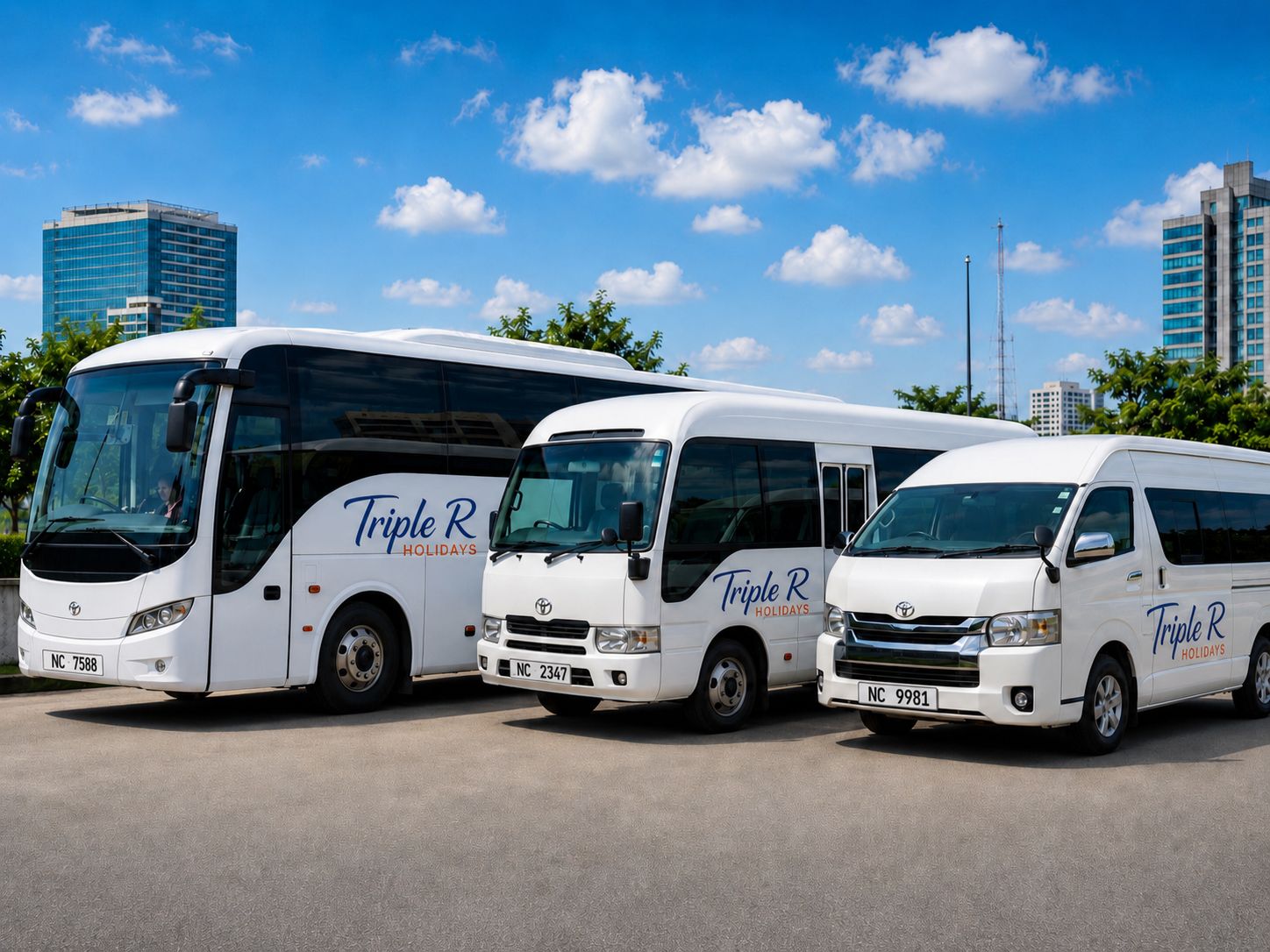 Triple R Holidays transport fleet